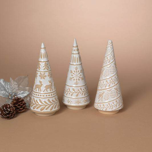 Christmas 9"H Ceramic Holiday Tree
