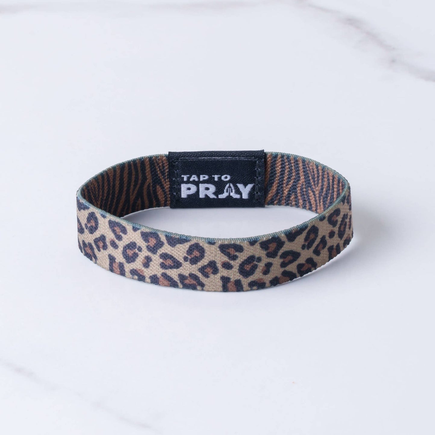 Tap To Pray™ Wristbands - Safari Leopard: Medium