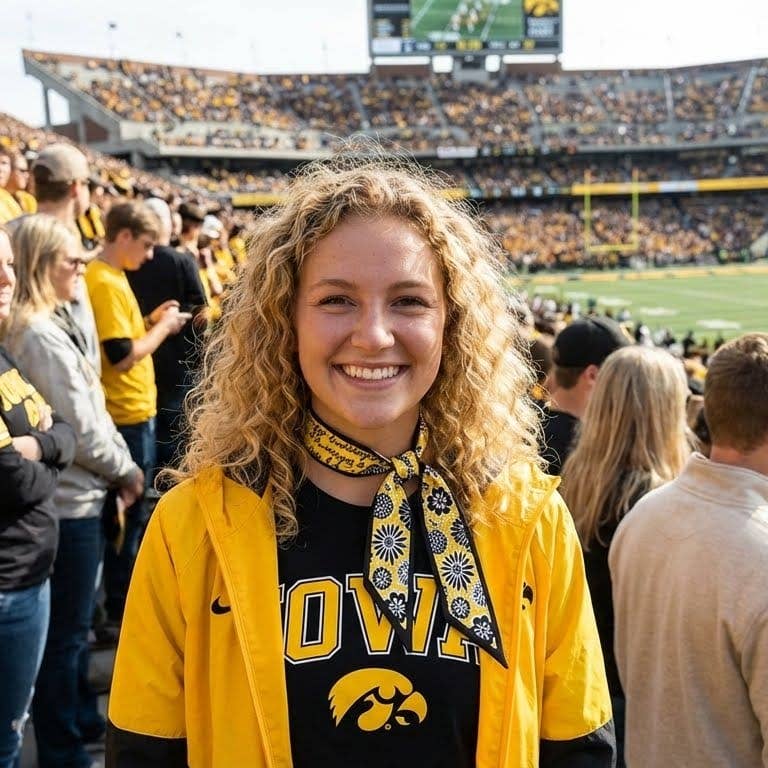 Skinny Scarf – Iowa Hawkeyes