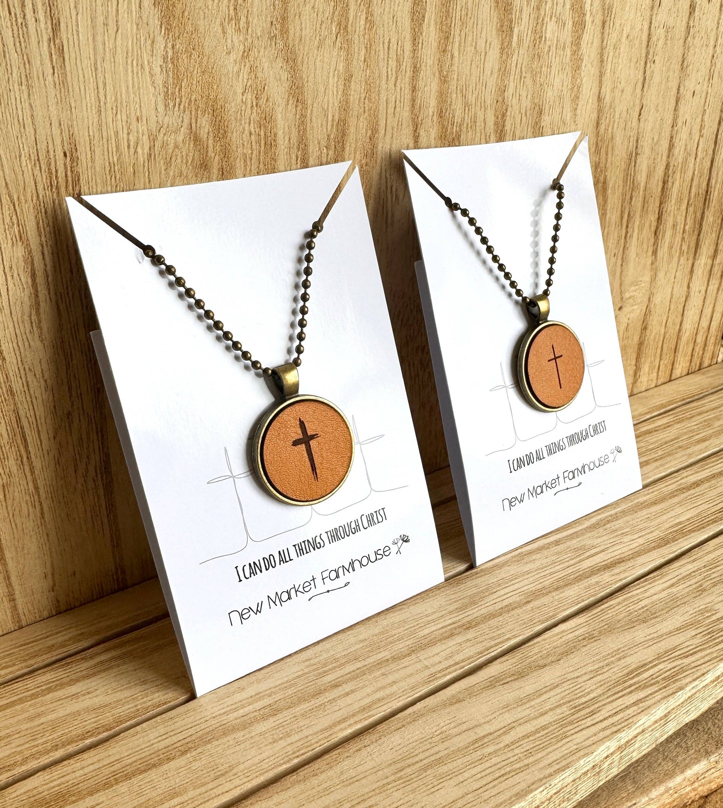 Cross Necklace: Smudge Cross