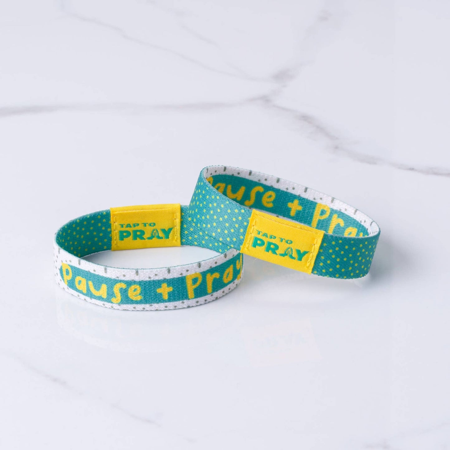 Tap To Pray™ - Kingfolk Series Wristband - Pause + Pray: Medium