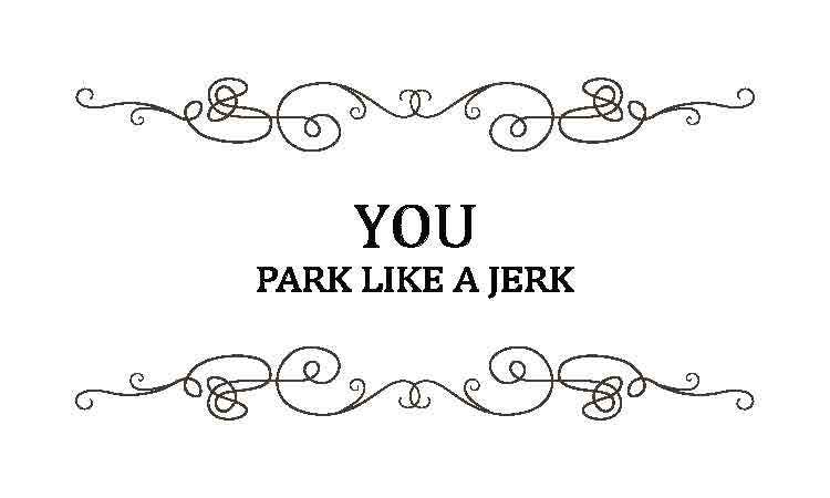 Parking Cards - Variety 40 Pack