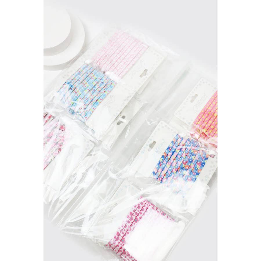 Flower Seamless Nylon Elastic Hair Ties