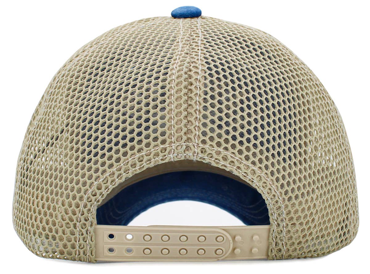 Lake Life Vintage Ballcap: BLUE