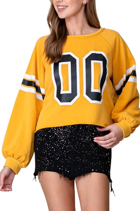 Game Day Football Mineral Wash Top