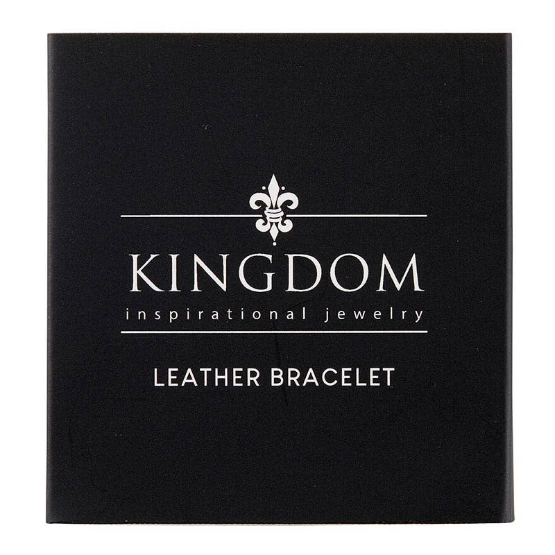 Leather Bracelet - Cross of Nails