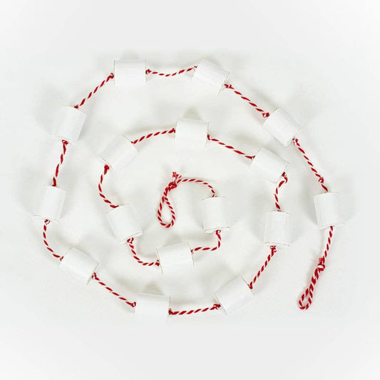 60" wood marshmallow garland