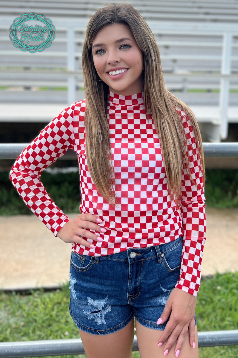Red/White Mesh