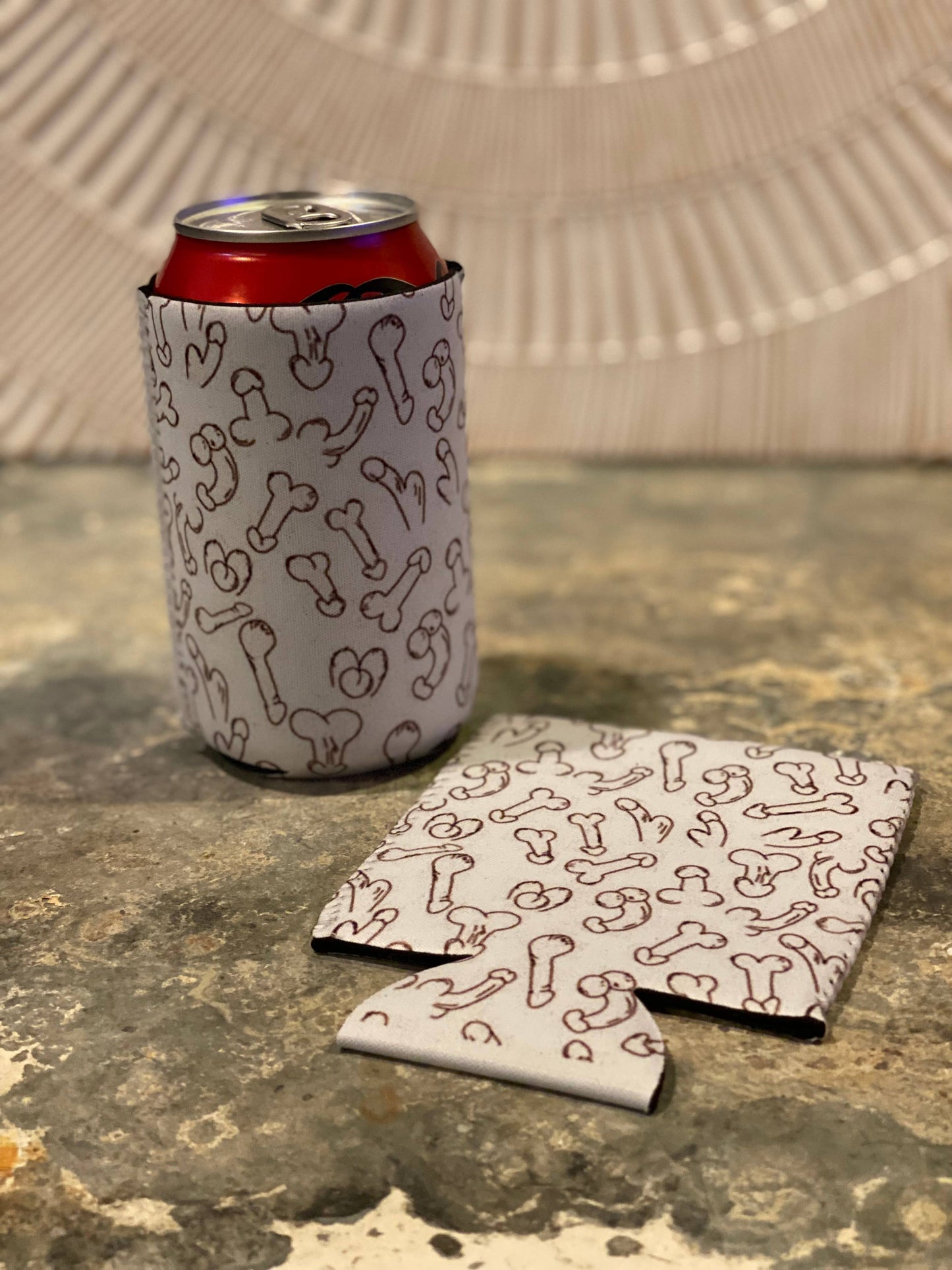 "Penis" Neoprene Can Sleeve