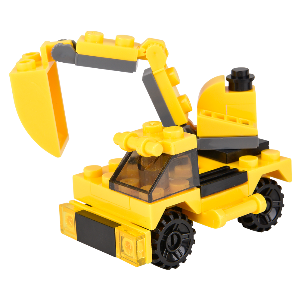 3" BUILDING BLOCK CONSTRUCTION TRUCK