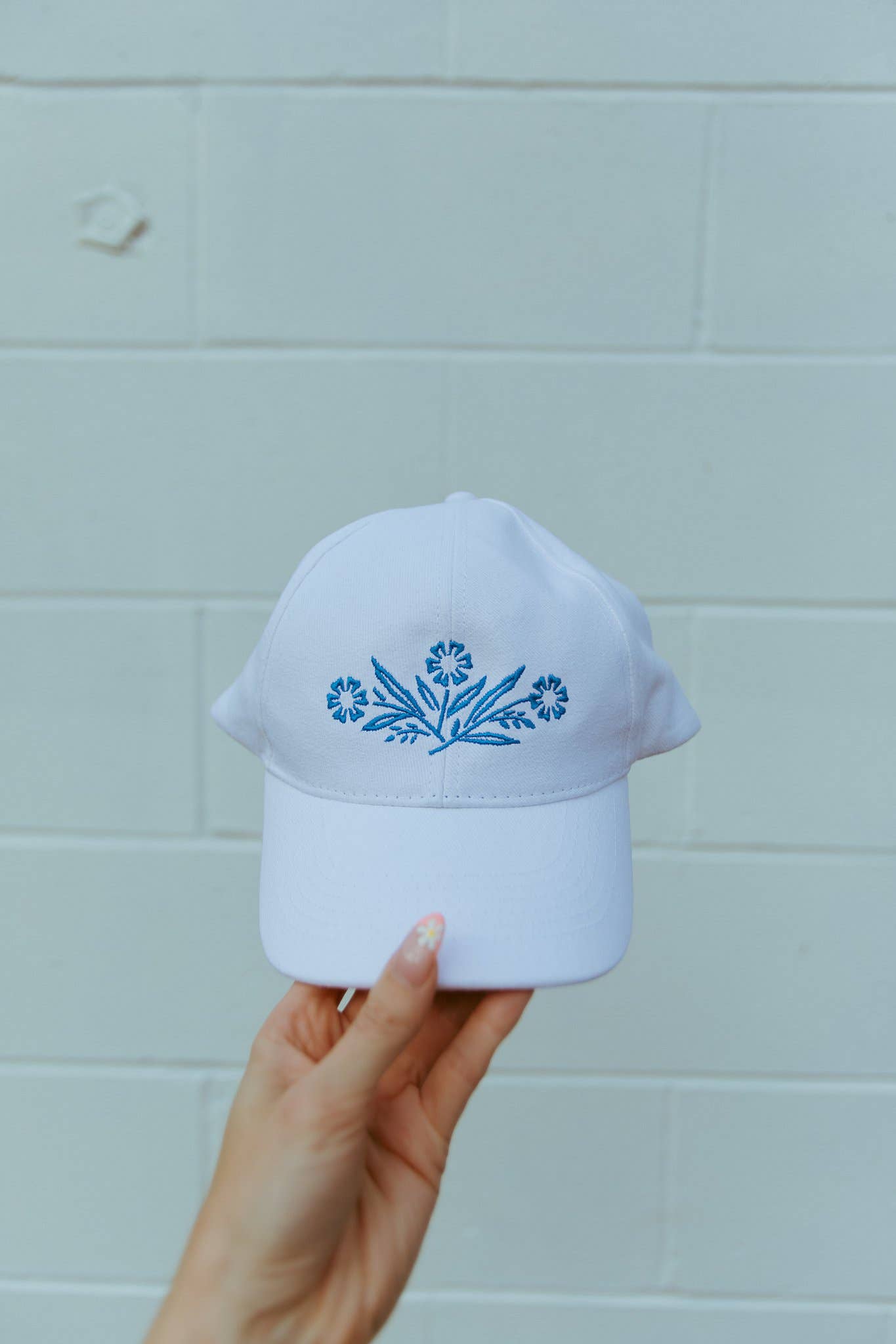Retro Floral Embroidered Cap