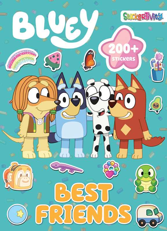 Bluey Stickertivity: Best Friends by Dienesa Le: Paperback; 64 pages / English