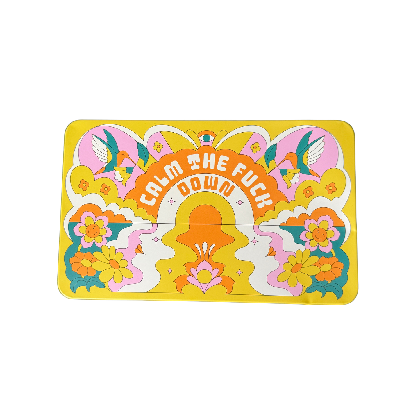 Calm The Fuck Down Bath Bomb Set in Reusable Tin Box