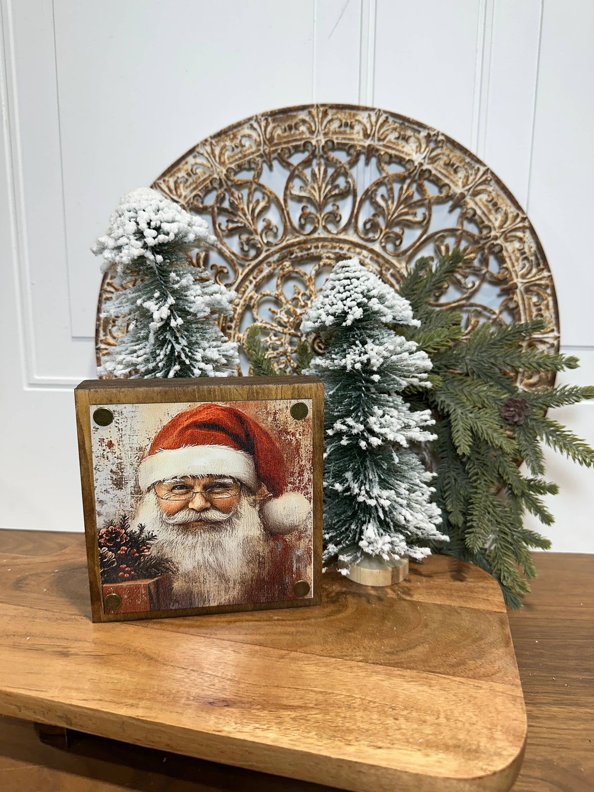 Santa, Tiered Tray, Christmas, Christmas memories