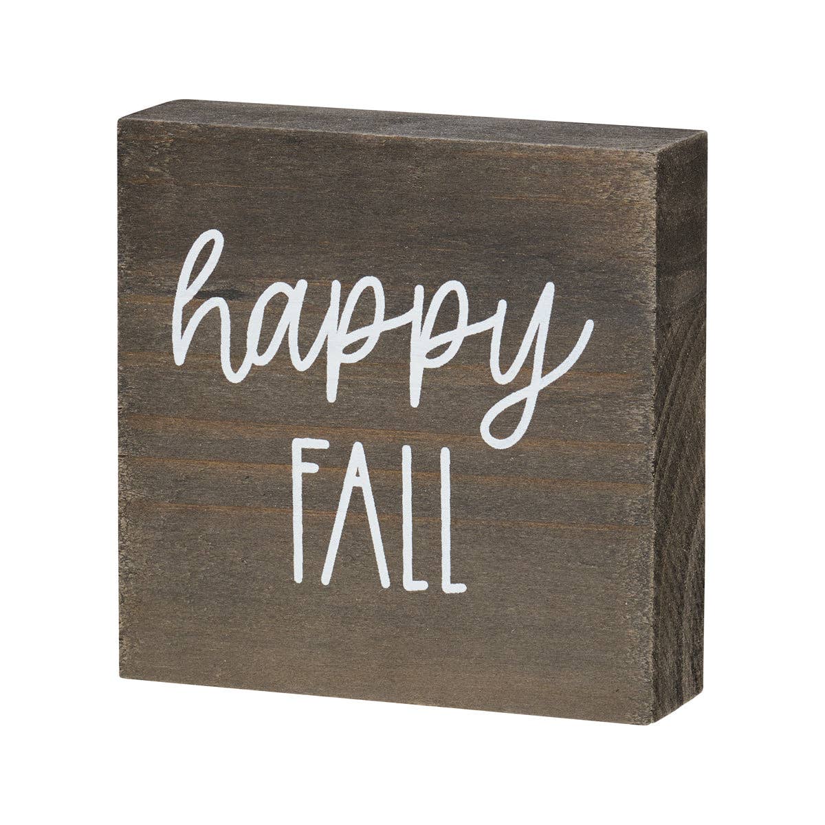 Happy Fall Washed Block