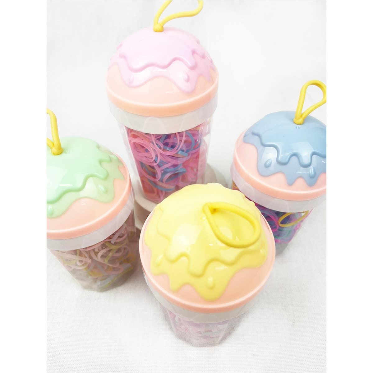 Ice Cream Pastel Tone Hair Tie Set