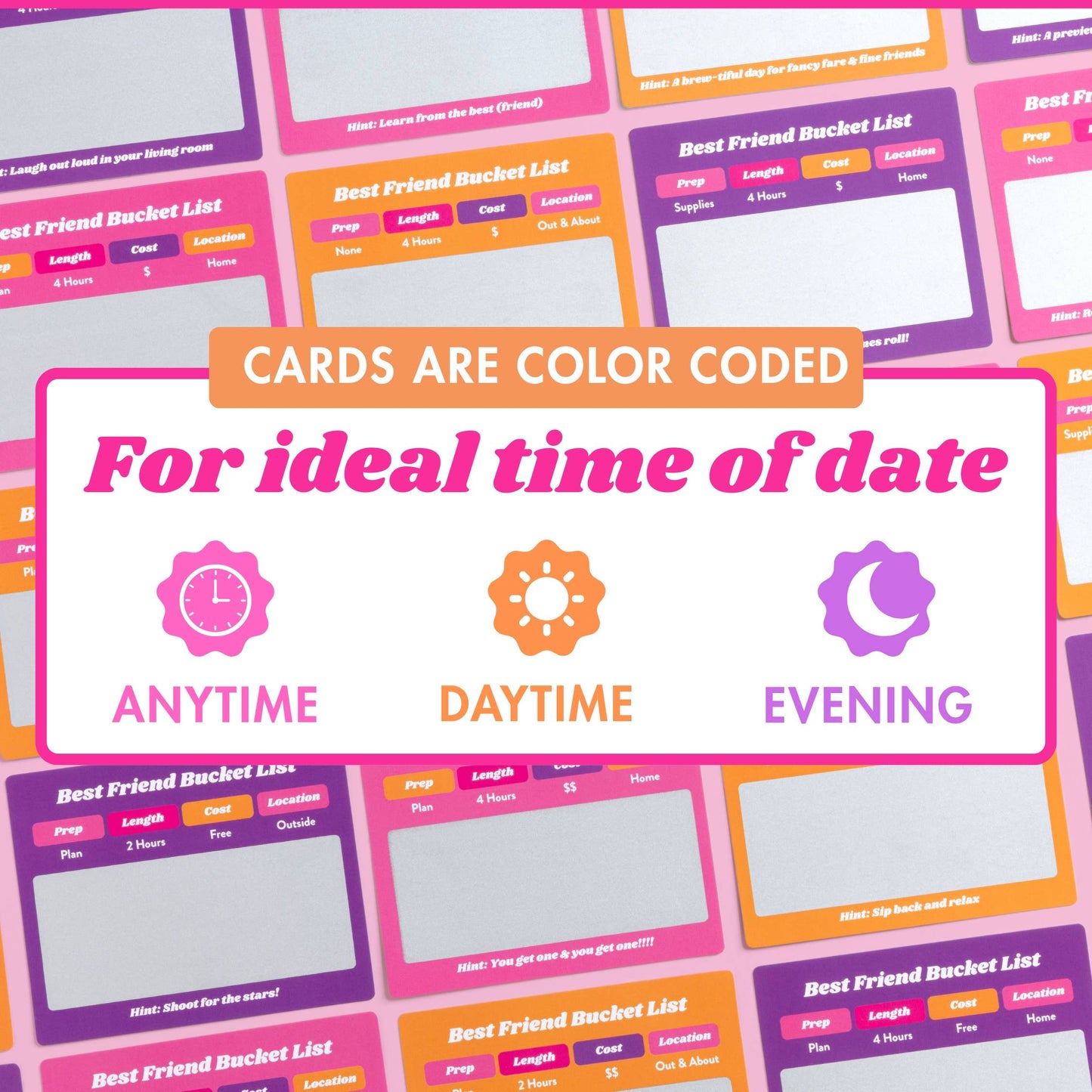 Best Friend Bucket List - 35 Scratch-Off Friend Dates
