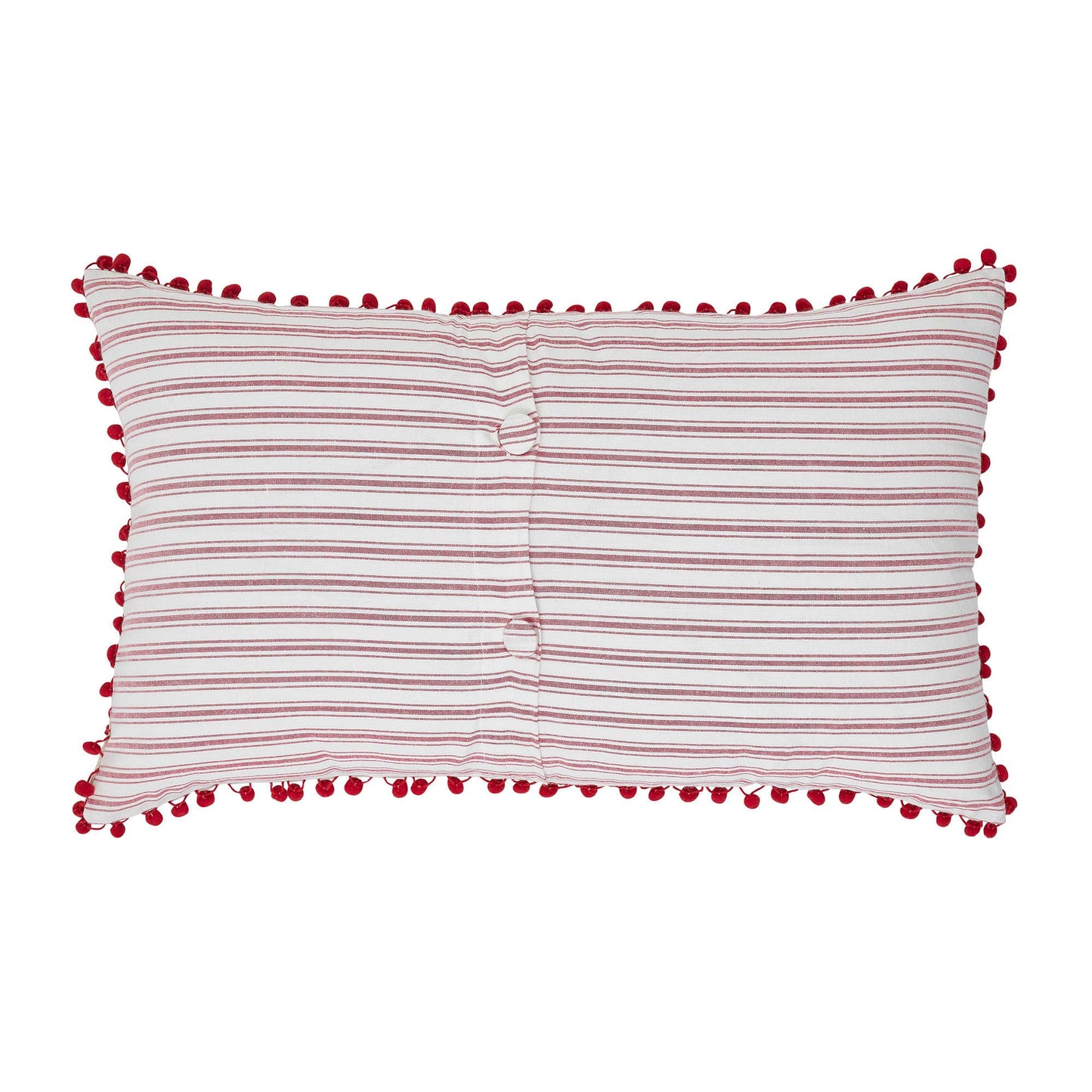 Timeless Ticking Red Tree Pillow Cover 26Lx16W