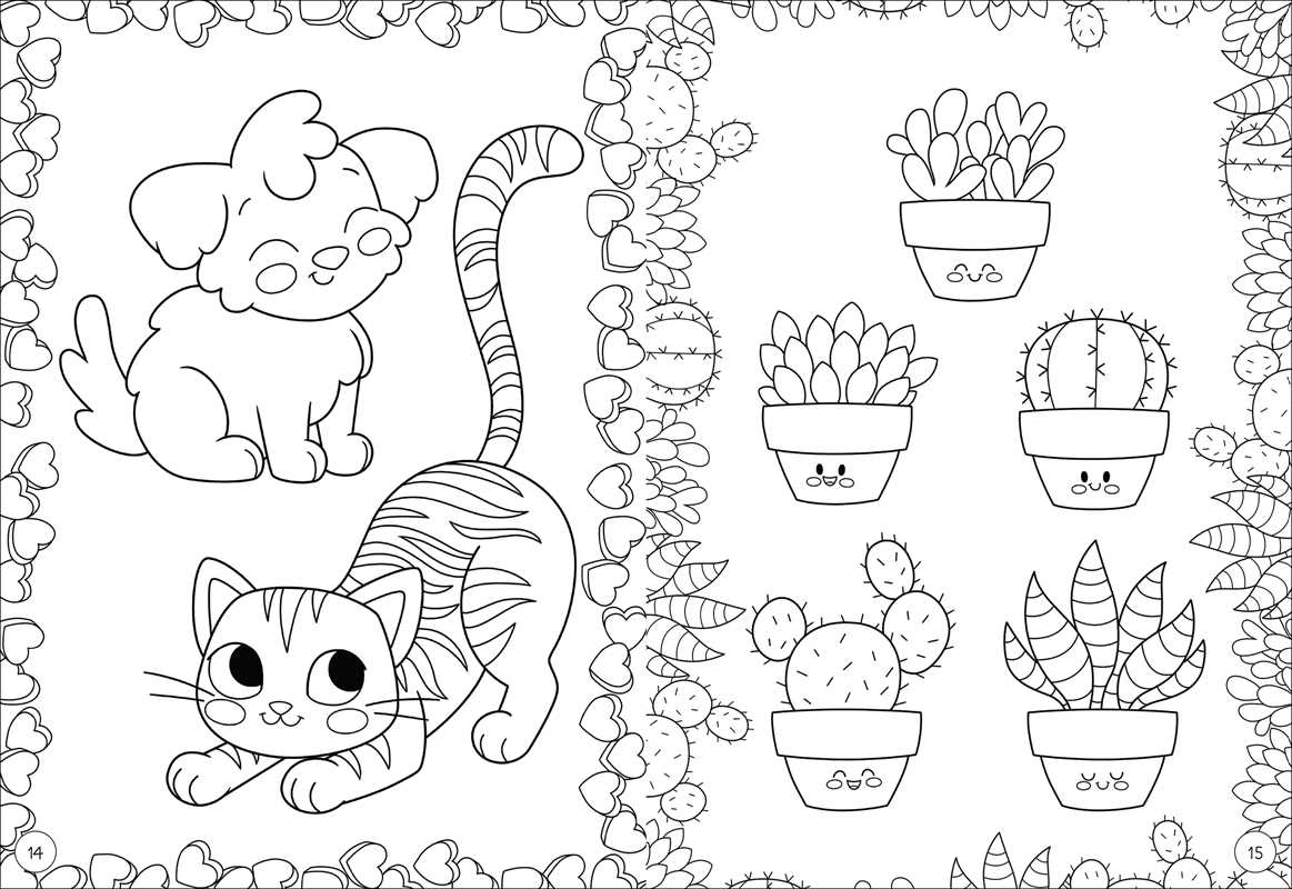 Color Me Cute! Coloring Book with Rainbow Pencil by: Paperback; 64 pages / English