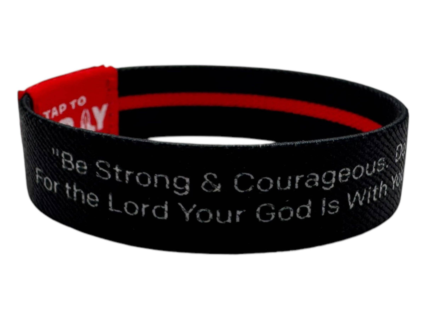 Tap To Pray™ Wristbands - First Responders Firefighters: Medium