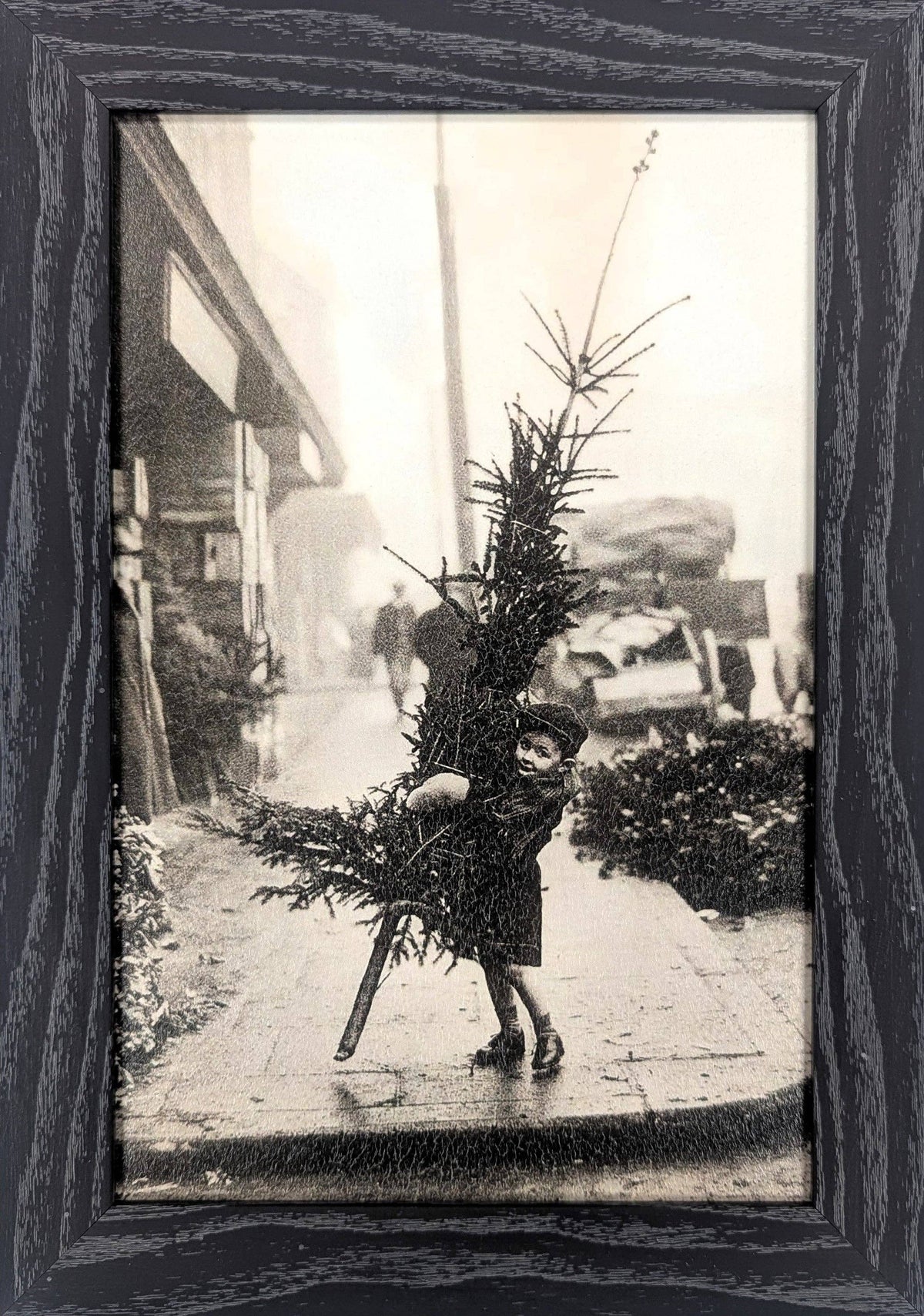 Little Tree Bearer - Vintage Holiday Wall Art: P11 / 10" x 14"