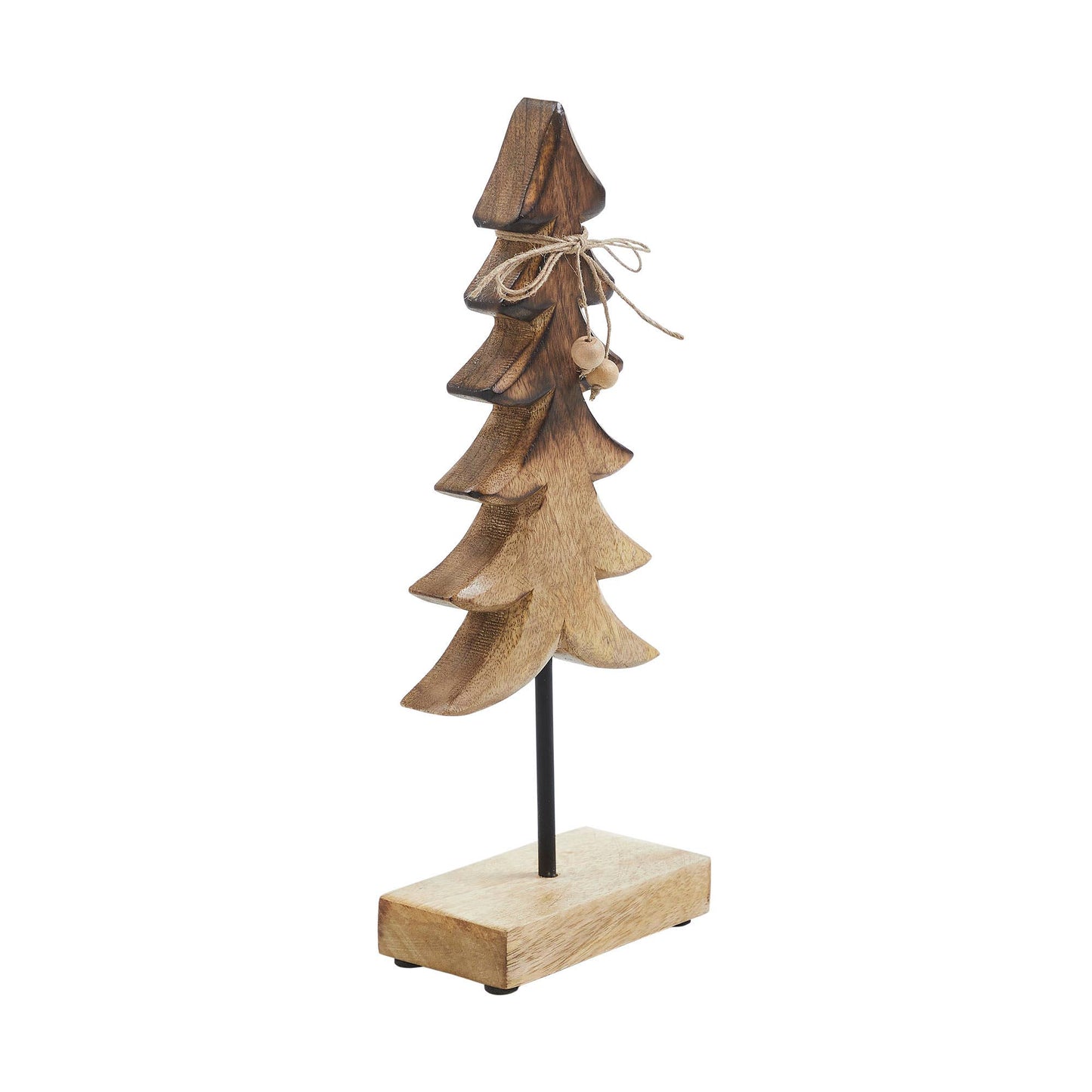 Two-Tone Natural Wooden Tree Medium 12x4.5x2.5