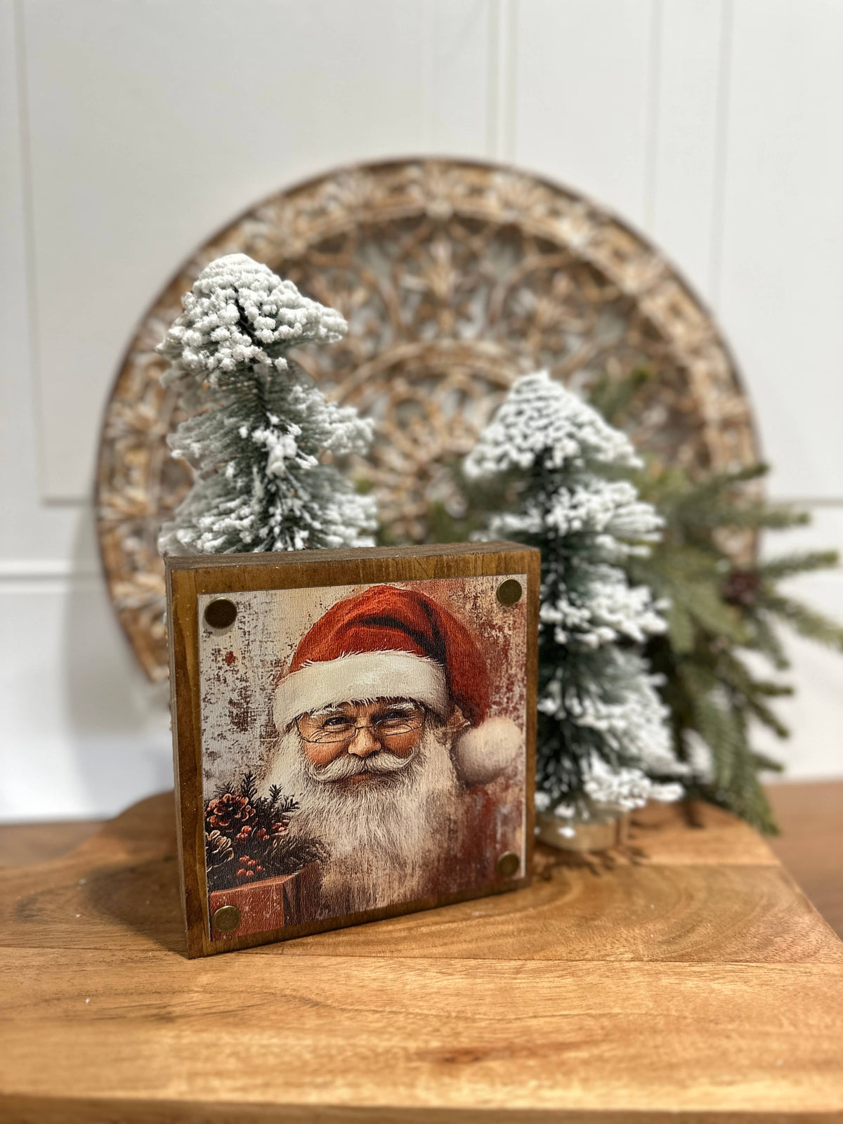 Santa, Tiered Tray, Christmas, Christmas memories