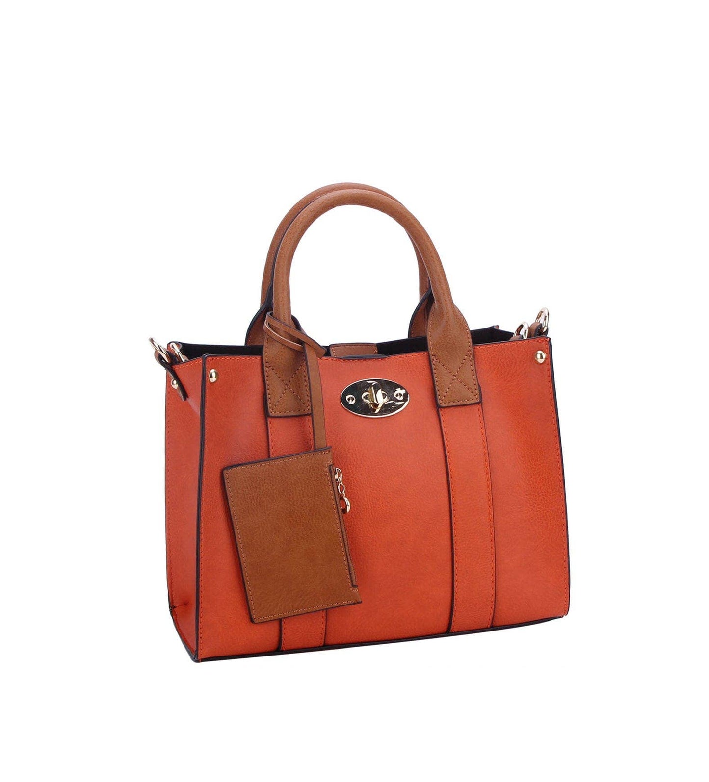 Cameran 3-in-1 Boxy Women's Crossbody Bag & Satchel: Fuchsia