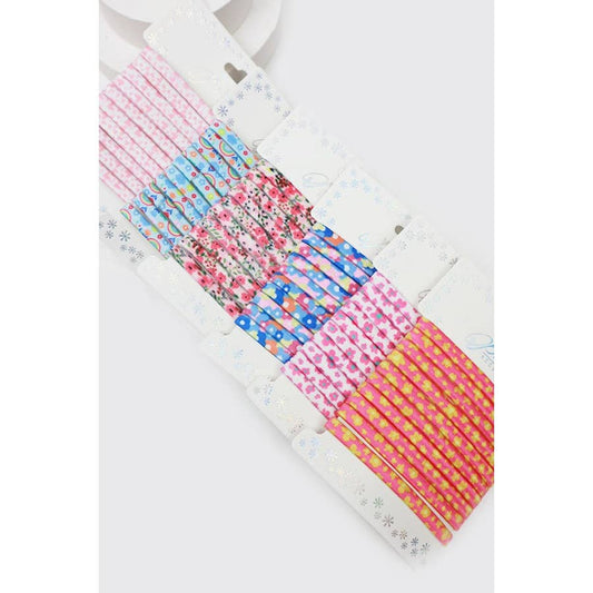 Flower Seamless Nylon Elastic Hair Ties