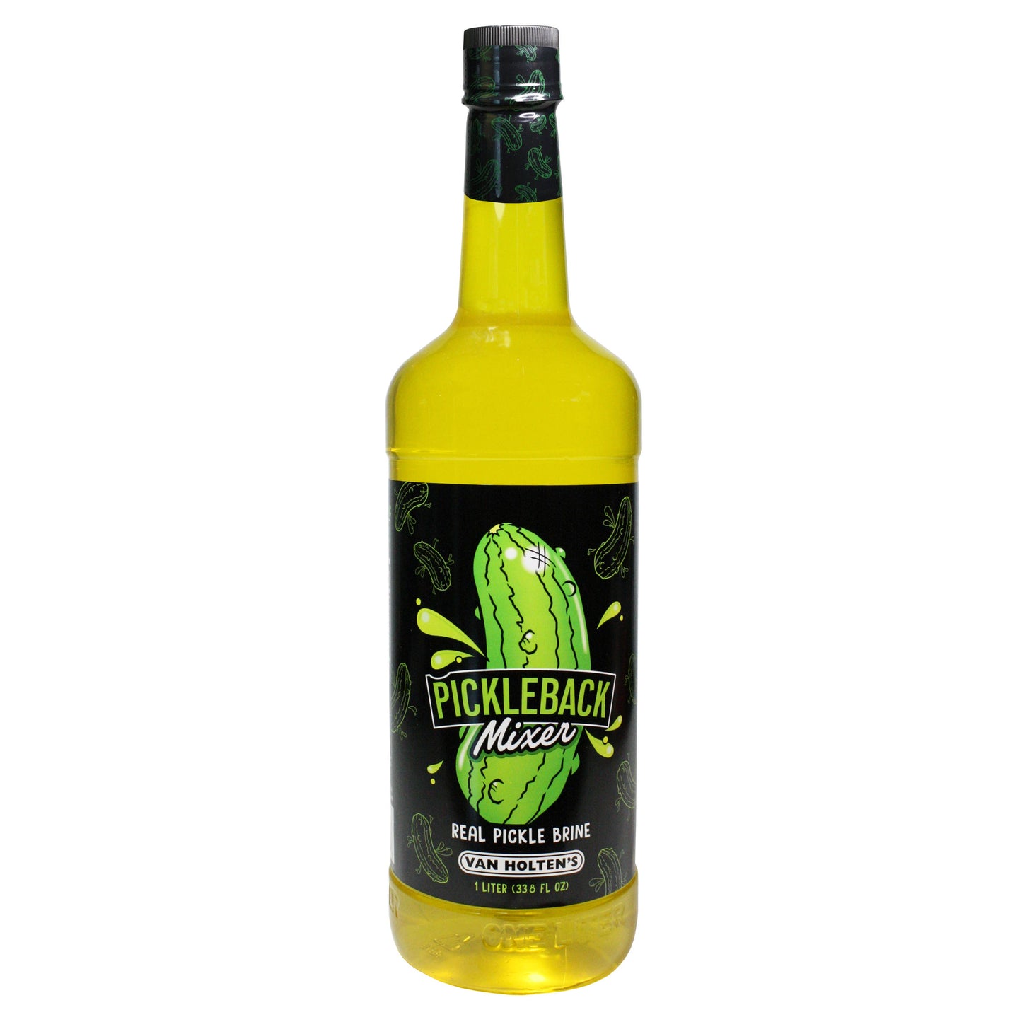Van Holten's Pickleback Mixer, 1L Real Pickle Brine, 6ct