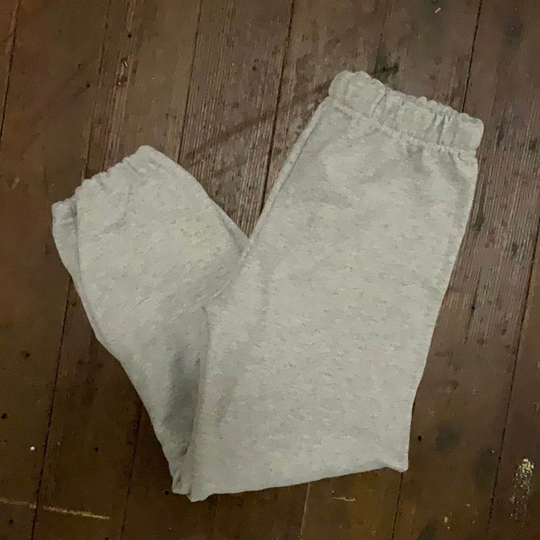 Youth Grey Elastic Bottom Gildan Sweatpants