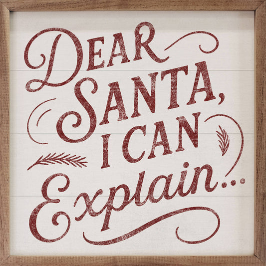 Dear Santa White: 8x8