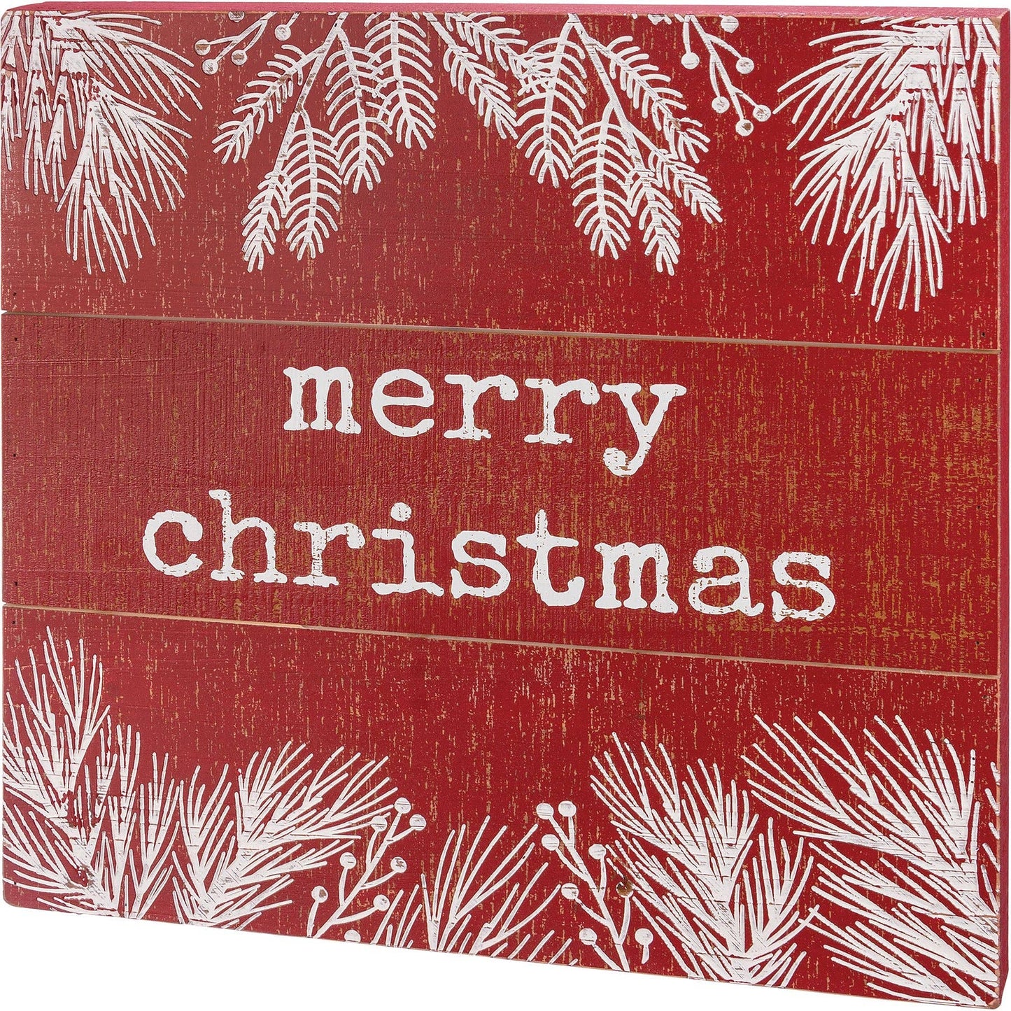Nordic Merry Christmas Slat Box Sign