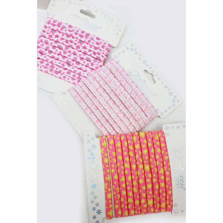 Flower Seamless Nylon Elastic Hair Ties