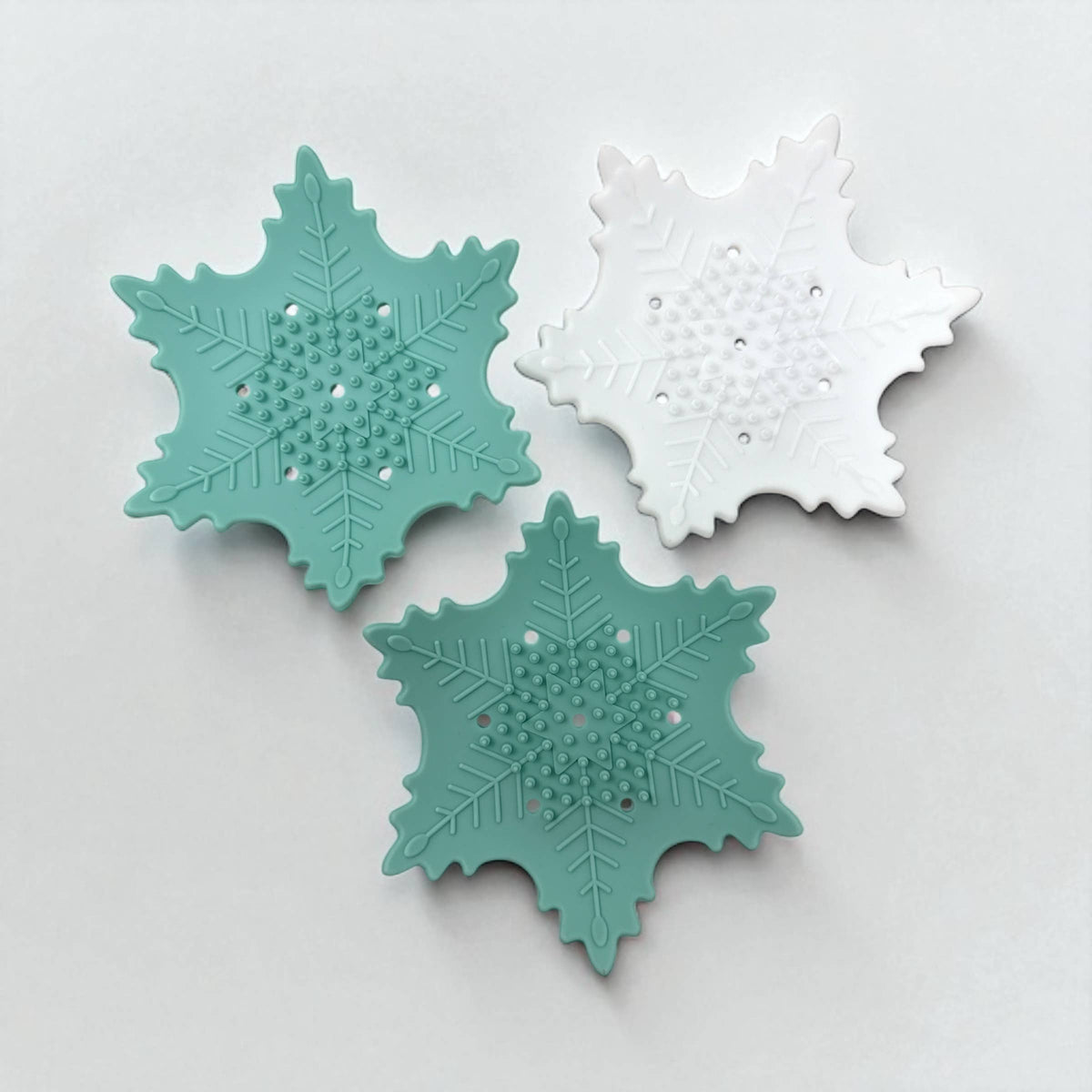 Mint Snowflake Shower Steamer Tray