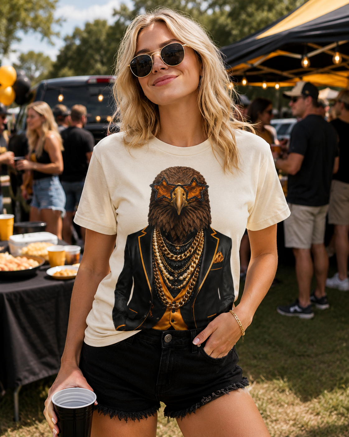 Gameday Eagle Graphic Tee