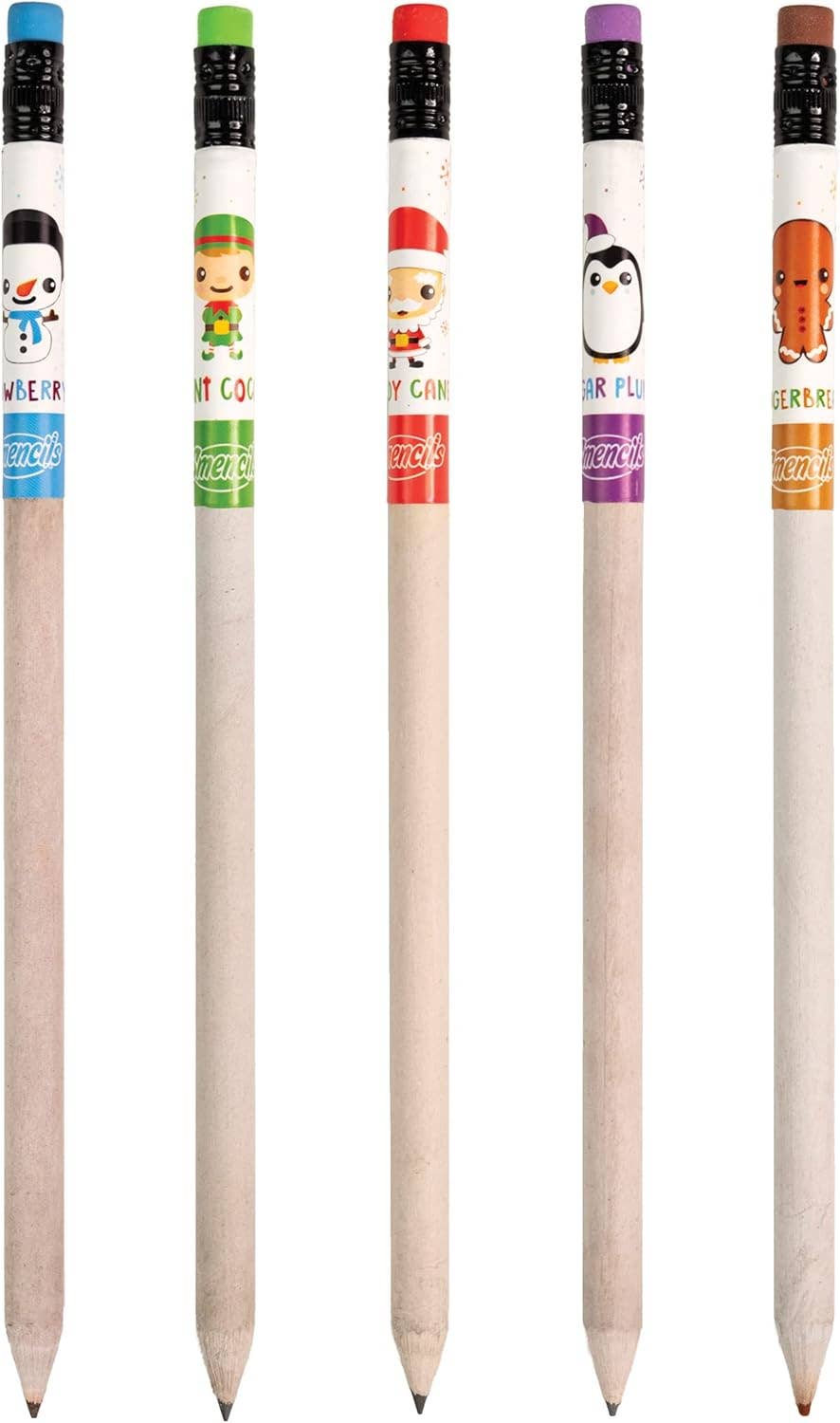Holiday Smencils Cylinder - Scented Pencils - 50 Count