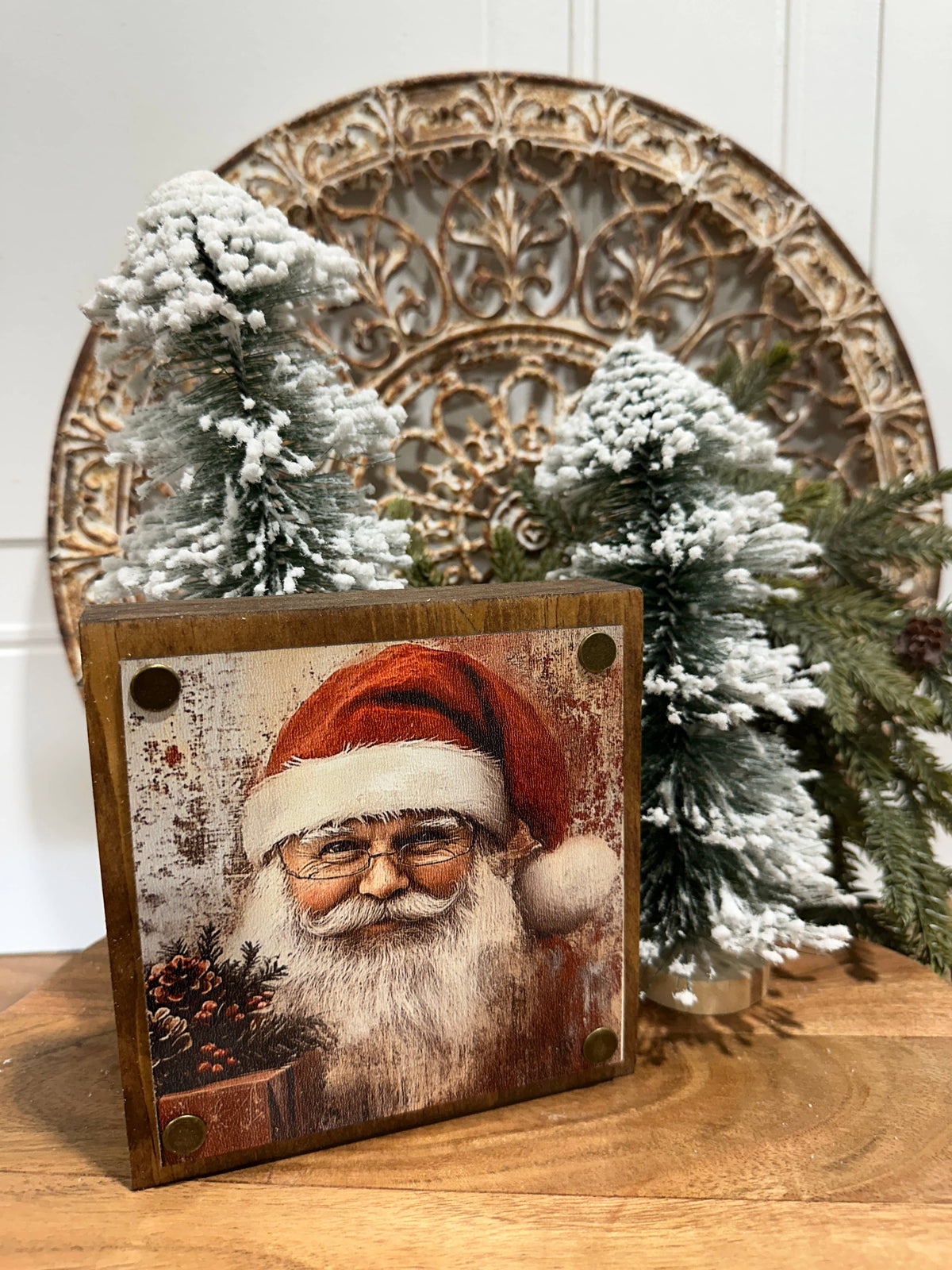 Santa, Tiered Tray, Christmas, Christmas memories