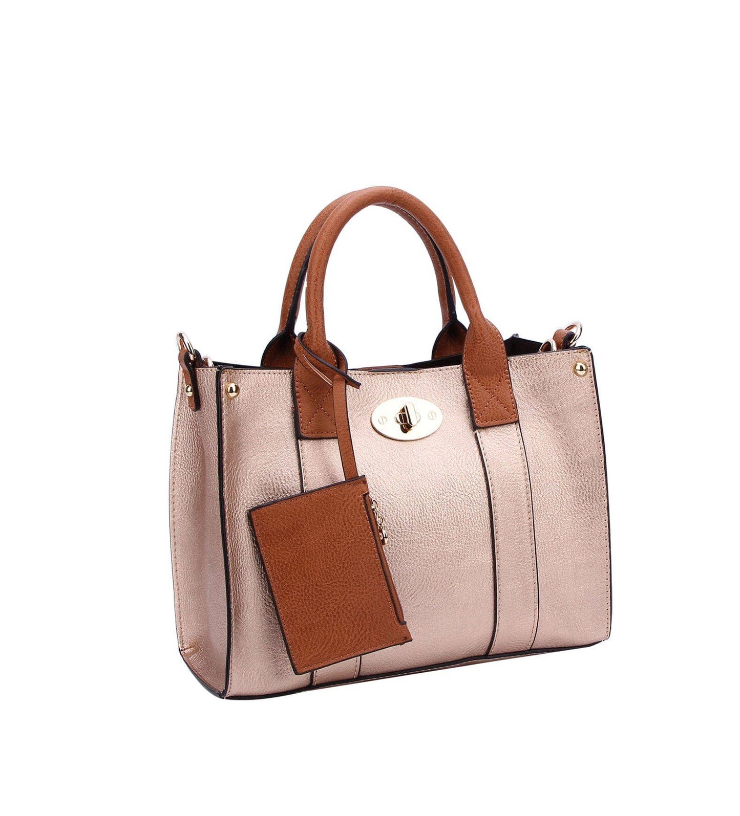 Cameran 3-in-1 Boxy Women's Crossbody Bag & Satchel: Fuchsia