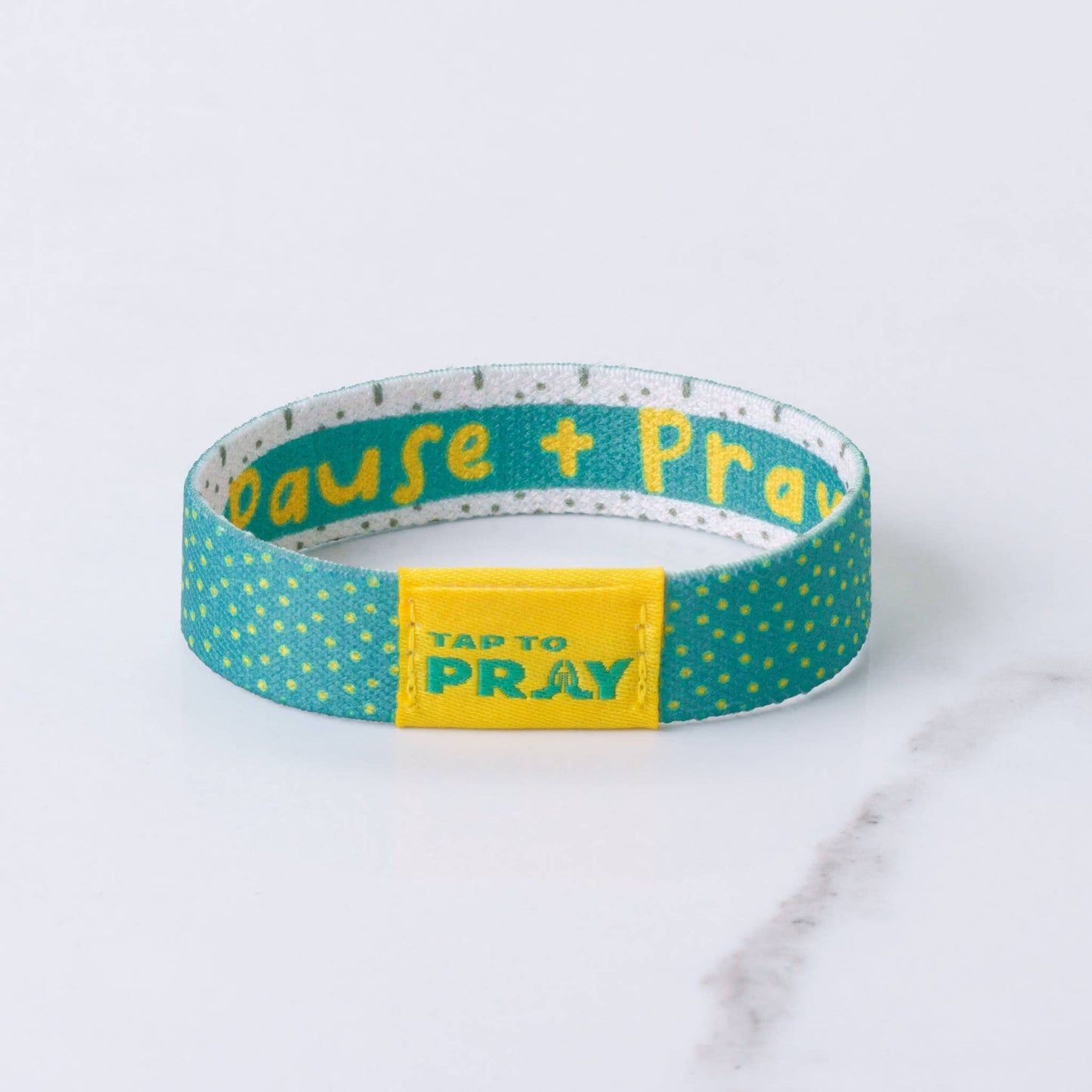 Tap To Pray™ - Kingfolk Series Wristband - Pause + Pray: Medium