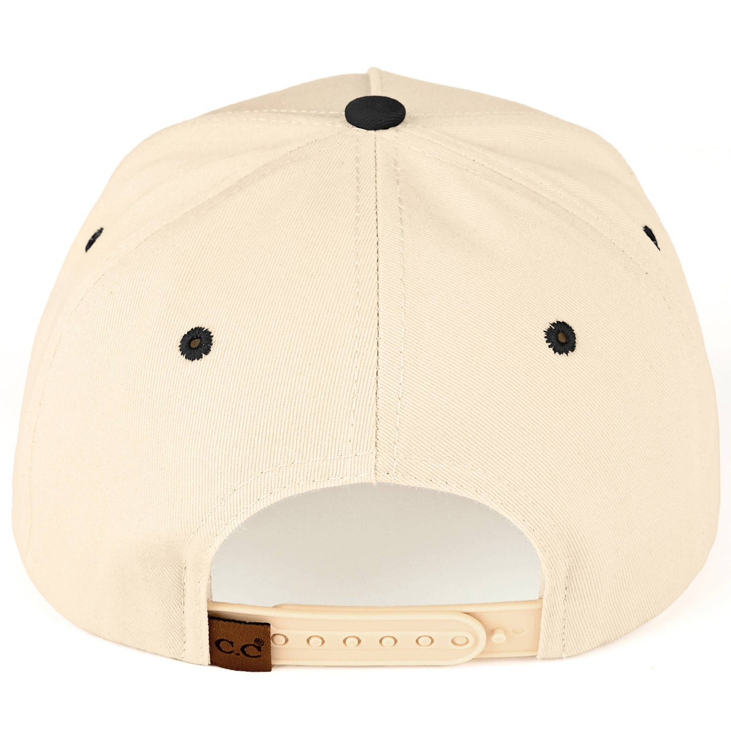 C.C TOUCHDOWNS TAILGATES Letter Trucker Cap: Black