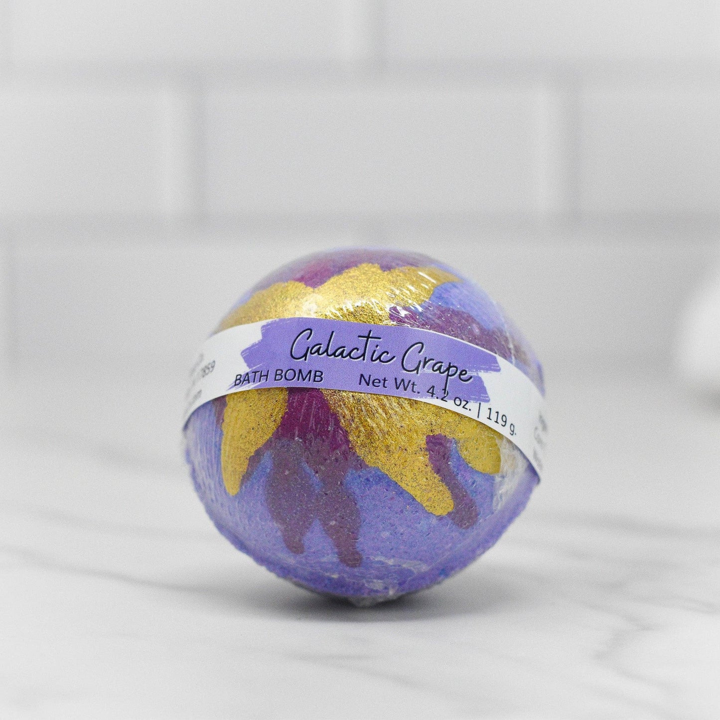 Grape Soda Bath Bomb: Round