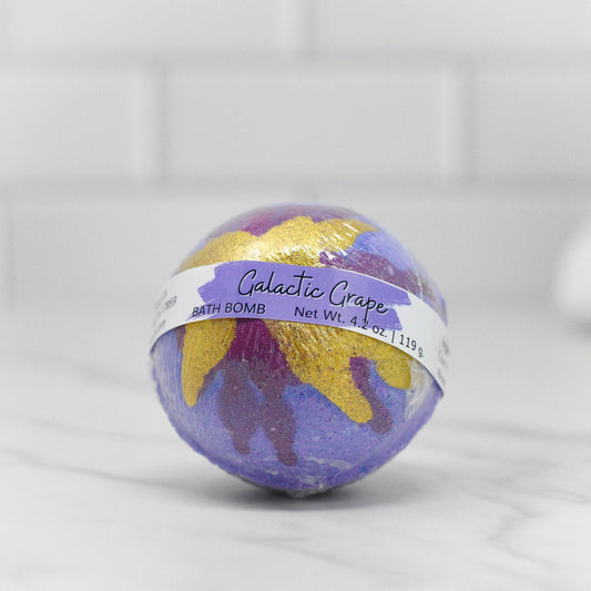 Grape Soda Bath Bomb: Round