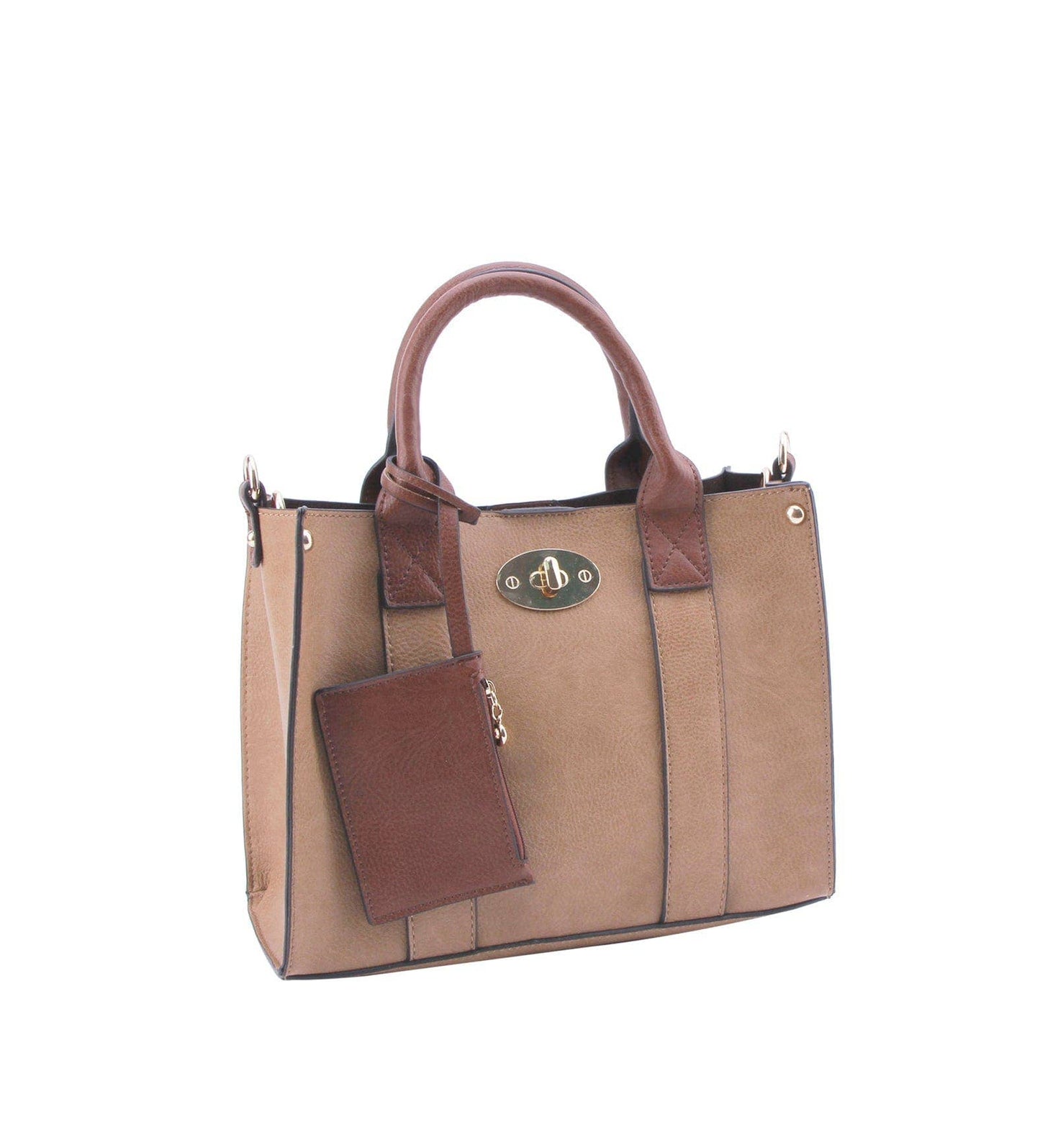 Cameran 3-in-1 Boxy Women's Crossbody Bag & Satchel: Fuchsia