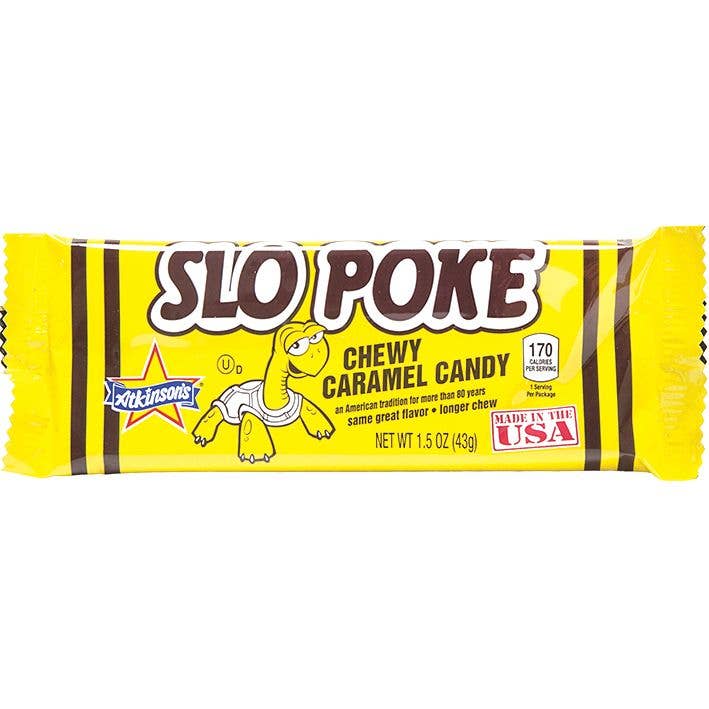 Slo Poke Chewy Caramel Candy Bars, 24ct