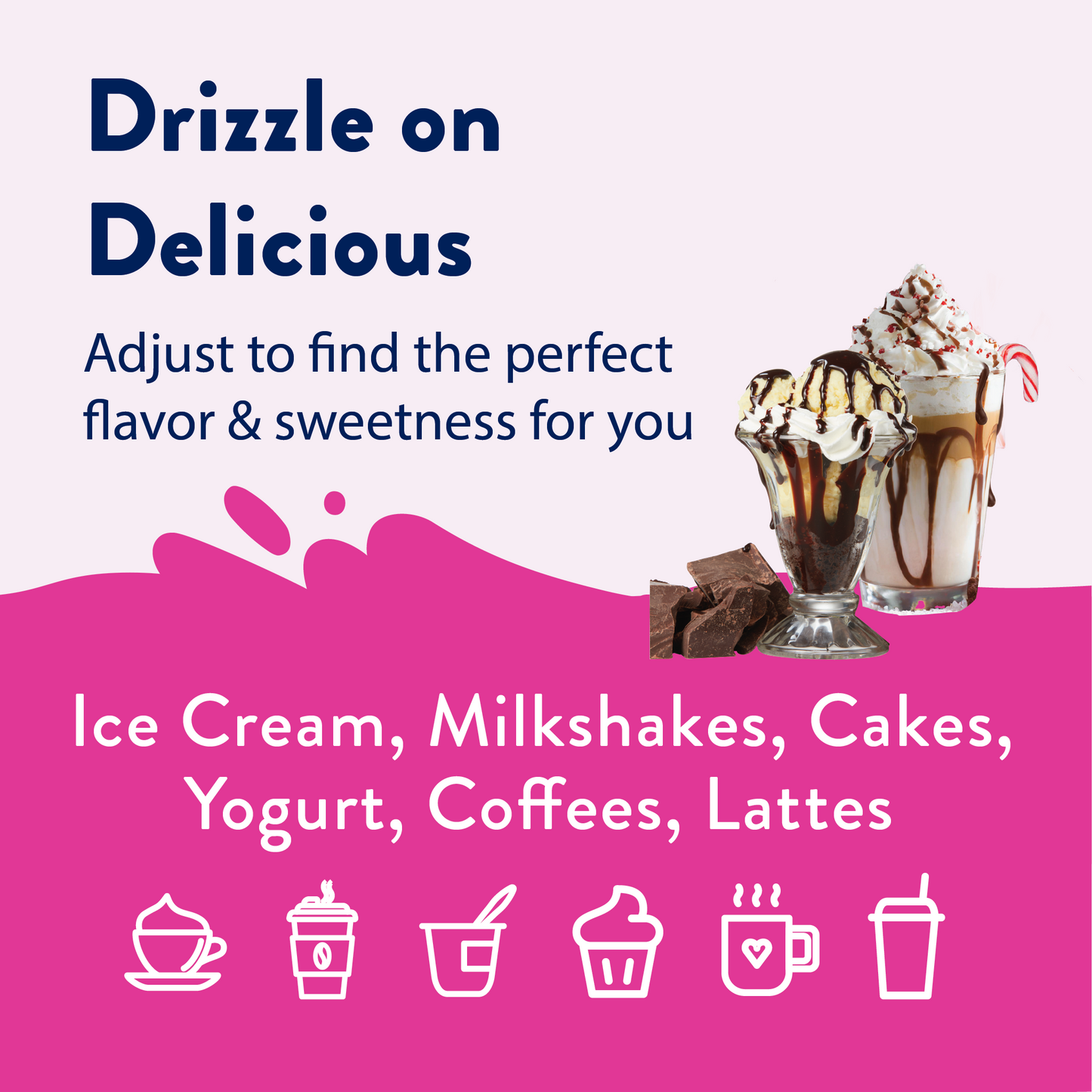 Sugar Free Holiday Delicious Drizzle Sauce Trio