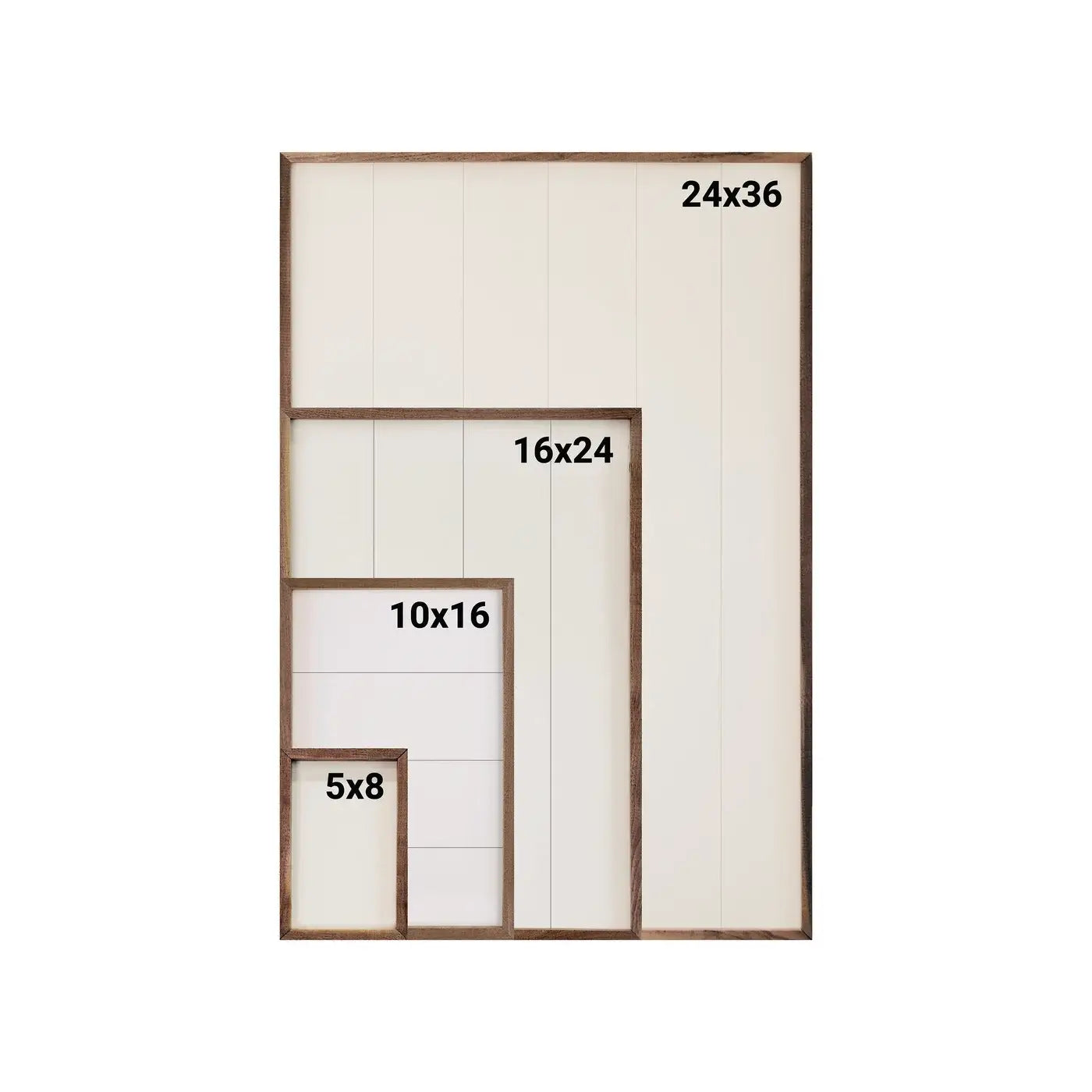 Faith Cross Black: 5 x 8 x 1.5