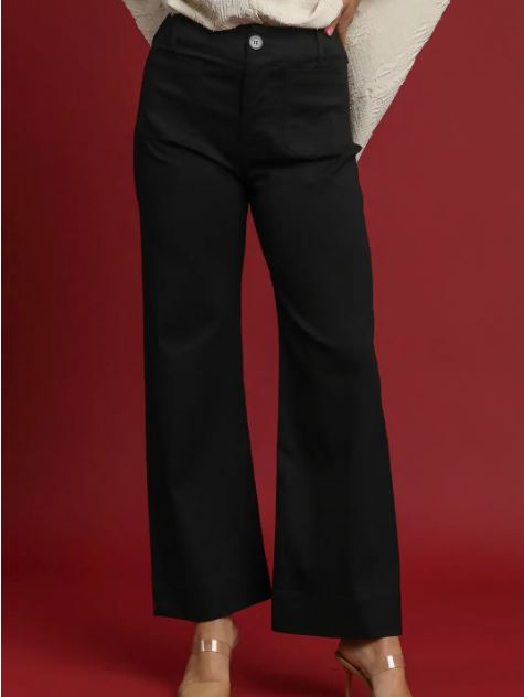 "Doris" Button Stretch Dress Pant