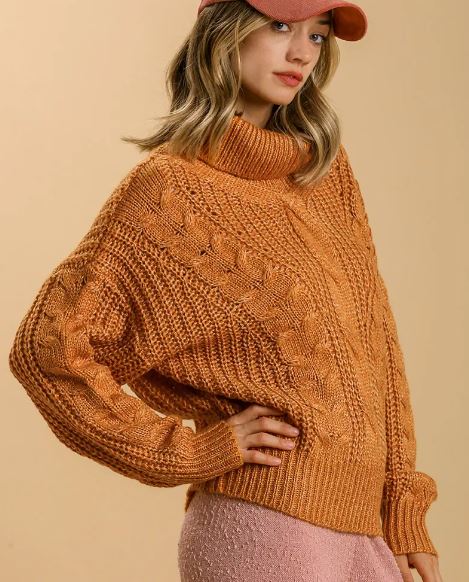 "Mary" Pumpkin Sweater