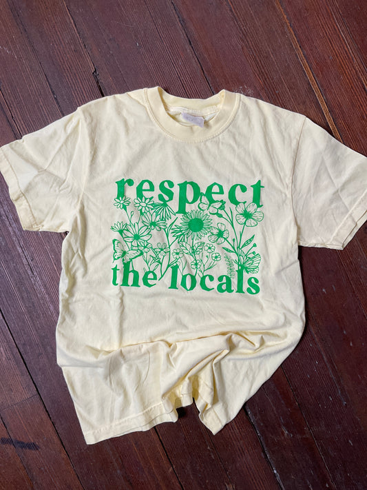 "Respect the Locals" Graphic
